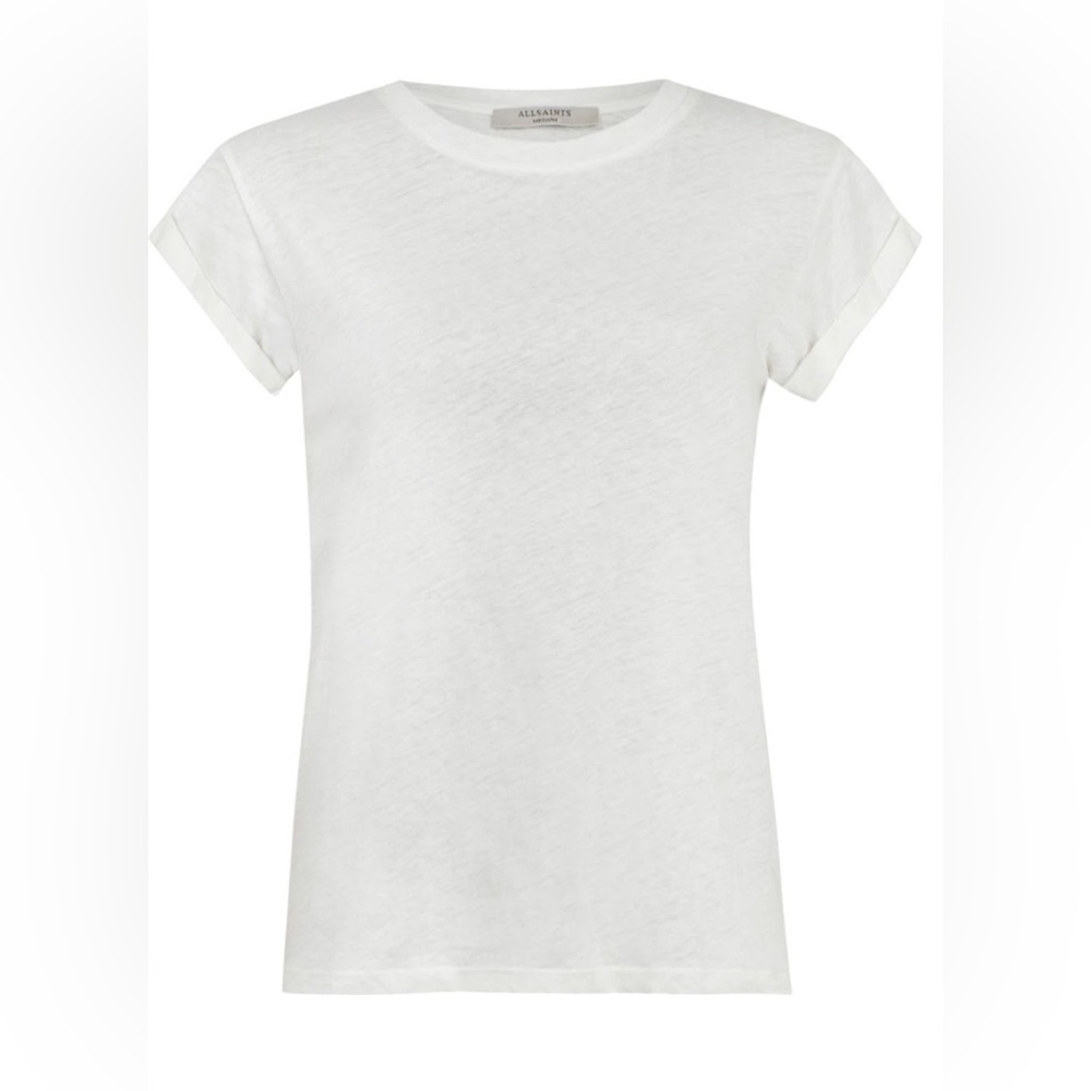 All Saints white tee size 6